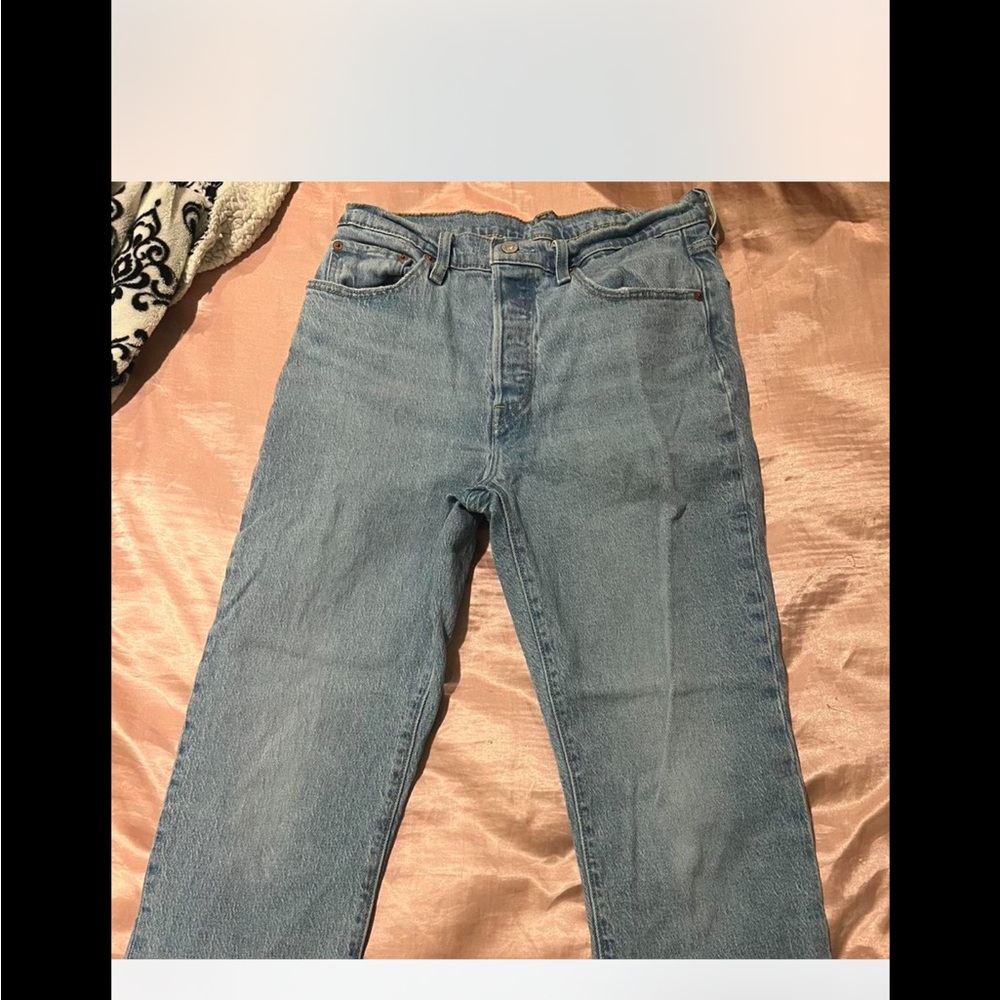 Levi's Blue Straight Jeans Classic Denim Style